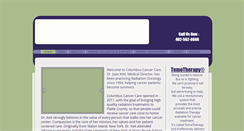 Desktop Screenshot of columbuscancercare.com
