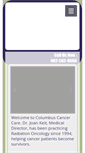 Mobile Screenshot of columbuscancercare.com